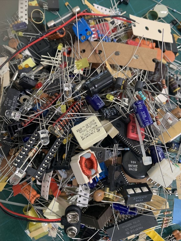 1 LB LOT GRAB BAG ELECTRONIC PARTS COMPONENTS DIY TECH