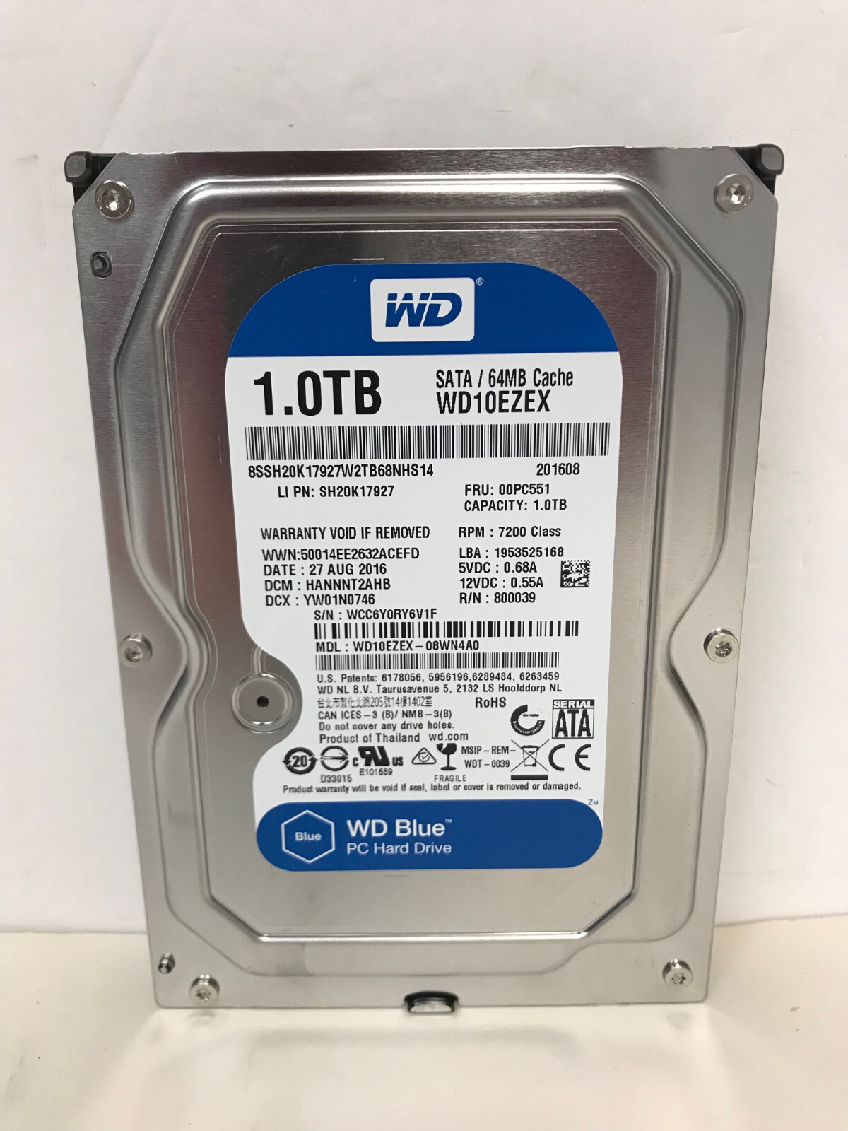 WD 1TB HDD + CFD 1GB DDR3 メモリセット 31P2GgWmDfL.jpg