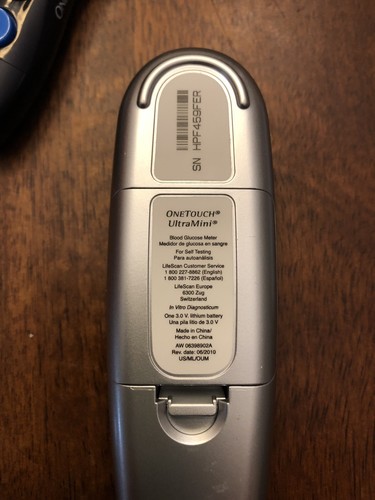 One Touch Ultra Mini Blood Glucose Meter & One Touch Lancing Device Plus Lancets