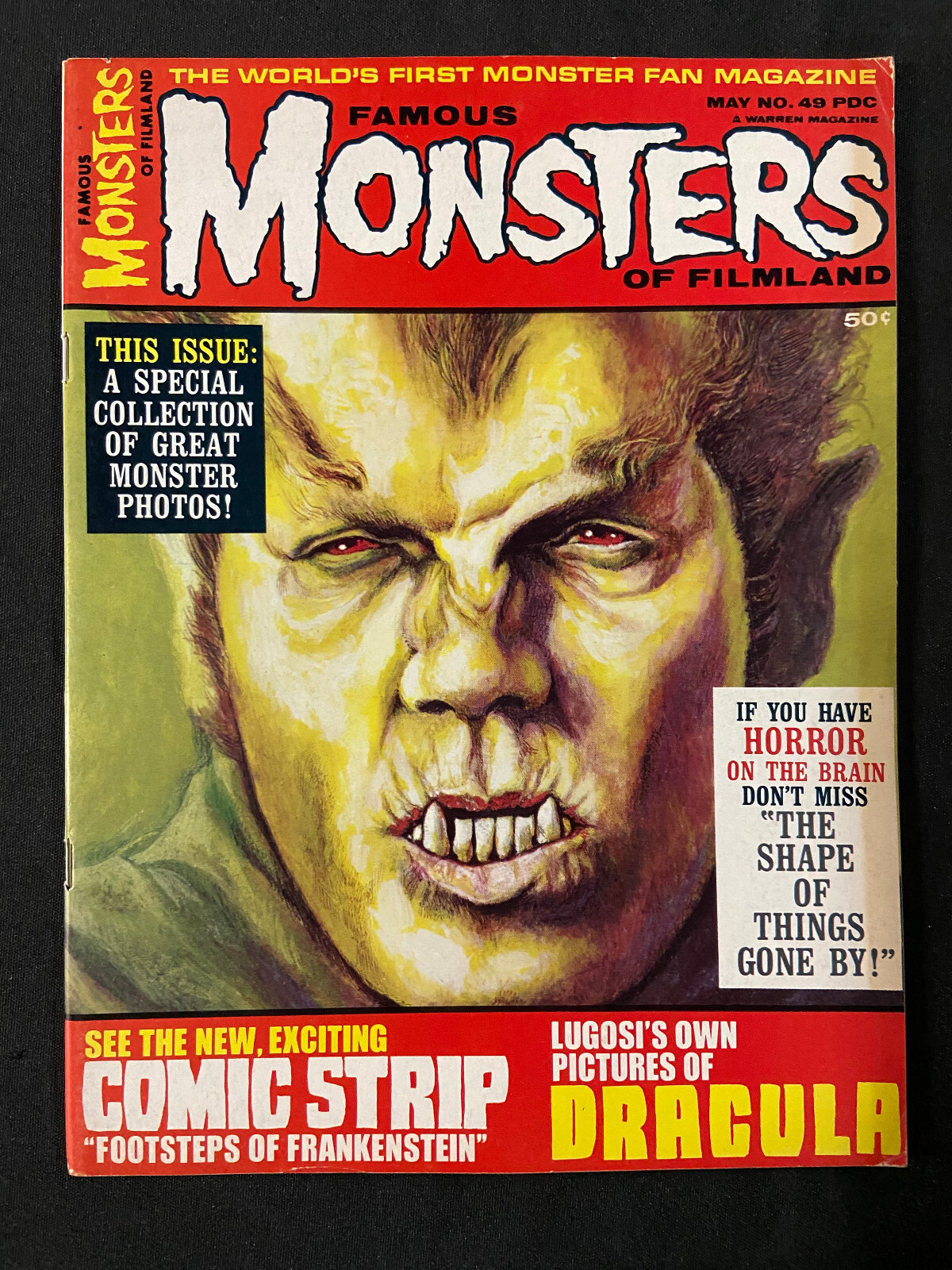 FAMOUS MONSTERS OF FILMLAND #49 MAY 68 WEREWOLF OF LONDON