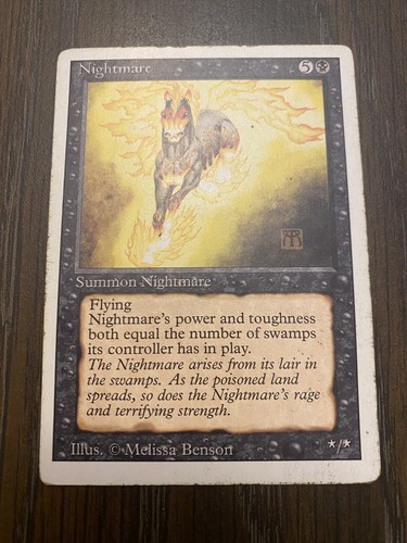 Nightmare ( Summon Nightmare) Moderately PLD MAGIC MTG CARD