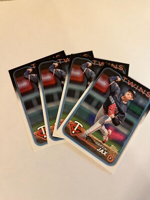 2024 Topps Update Griffin Jax #US43 Minnesota Twins ''4-card lot ''