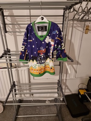 Glasgow Braehead Clan Kids Toddler Christmas Special Willie Wonka Jersey