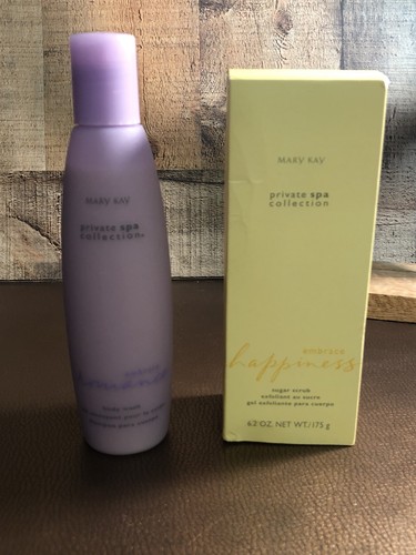 Mary Kay Private Spa Collection Embrace Sugar Scrub Body Wash Bundle