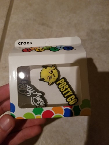 Post Malone X Crocs Dimitri Clog Barbwire Yellow Size 13 WITH JIBBITZ 3 pack