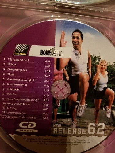 Les Mills Body Step New Release #62 Instructors Kit DVD CD & Choreography Notes