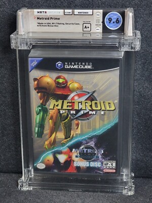 Gamecube METROID PRIME Wata 9.6 A+ Sealed New Bonus Disc VGA CGC Game Nintendo