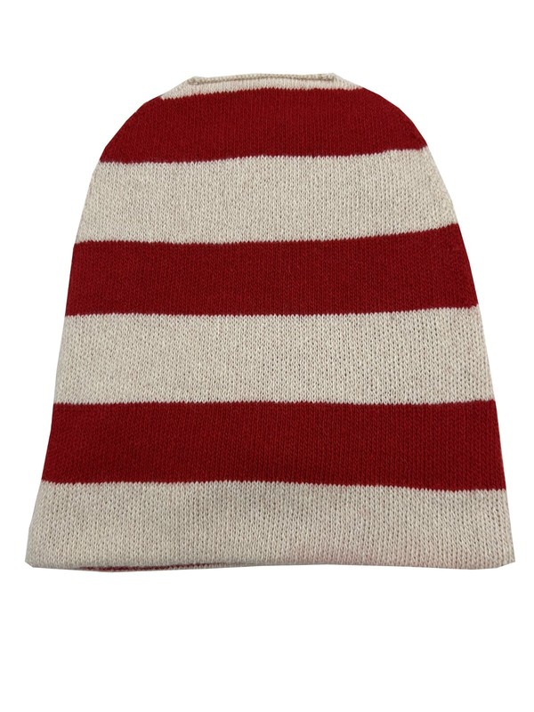 Semicouture Chapeau Femme Rayures ÃCru/Rouge Y2wa16 Ronnette FabriquÃ© En Italie