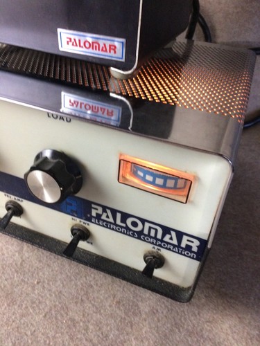 Vintage Palomar 300A tube Linear Amplifier with power supply Ham Radio Base
