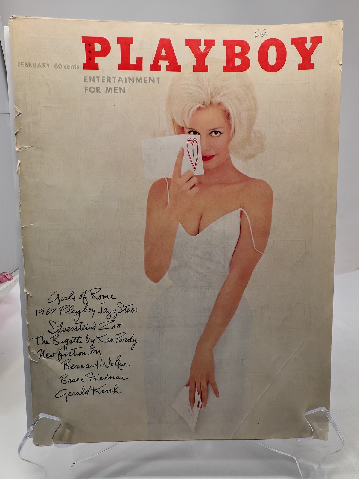 Playboy Magazine February 1962 🔥 CG Cynthia Maddox 🔥 PM Kari Knudsen 🔥 D