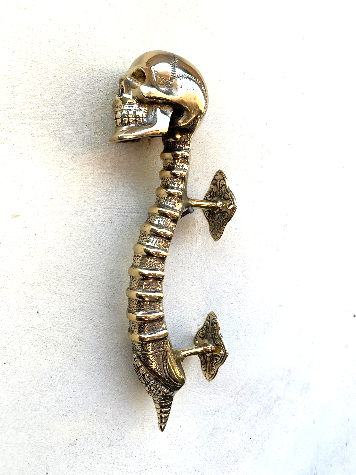 新品未使用DAMNGOOD!! SKULL HANDLE SC25 BRASS DAMNGOOD!! SKULL HANDLE SC25 BRASS