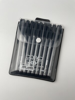 Copic Markers 9-Piece Multiliner Inking Pen Set B-2 Black MLB2