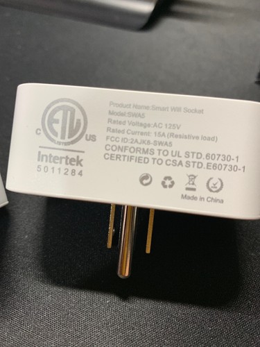 Intertek Smart Wifi Socket 2Pack