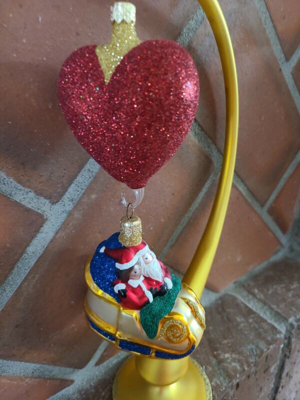 Vintage Patricia Breen "Love Is In The Air"  Valentine Two-Part Ornament