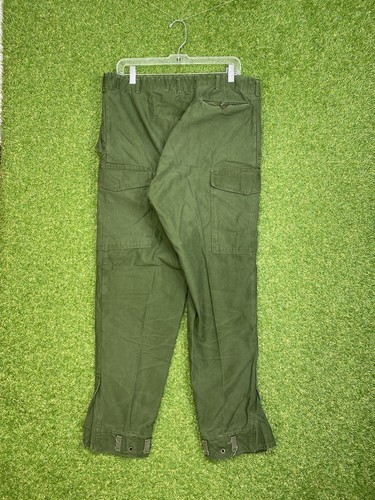 サルセーション　Crotch Pants Army Green Swedish Military Garrison Trousers | Colemans