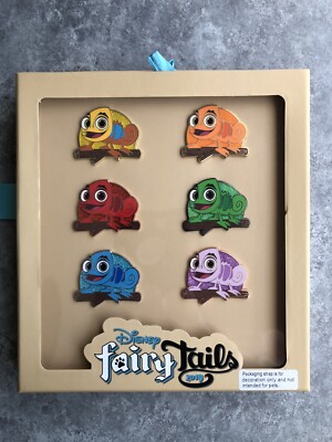 Disney Fairy Tails Pascal 6 Pin Set  Tangled Color Change Scavenger Hunt LE 1250