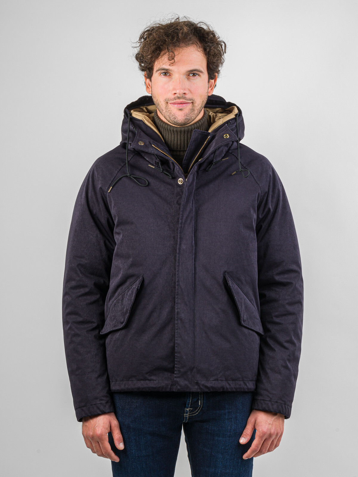 Ten C Anorak [] ten-c anorak dark navy 52 ハンガー付き