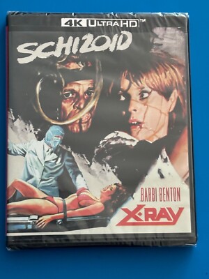 Schizoid / X-Ray (Vinegar Syndrome VS-388, 3-Disc, 4K + Blu-ray), SEALED