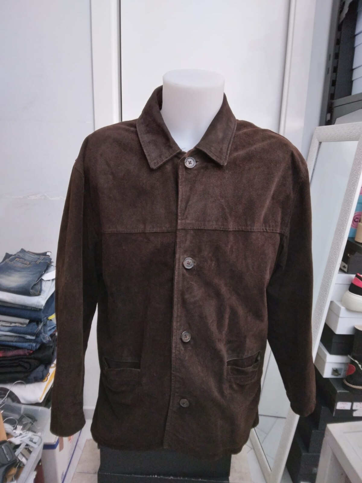 ジャケット・アウター euw jacket set up one-piece / brown ジャケット・アウター euw jacket set up one-piece / brown
