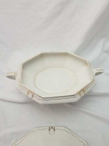 Clinchfield China Gravy Tureen Rare Antique