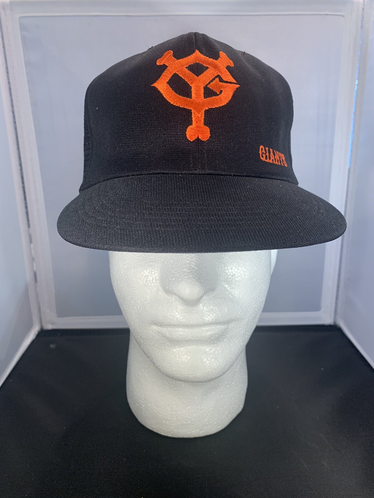 Vintage Yomiuri Giants Hat Black Orange 