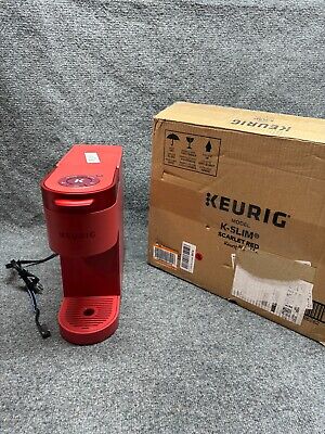 Keurig  K- Slim  Single Serve K-Cup Pod Coffee Maker, Scarlet Red