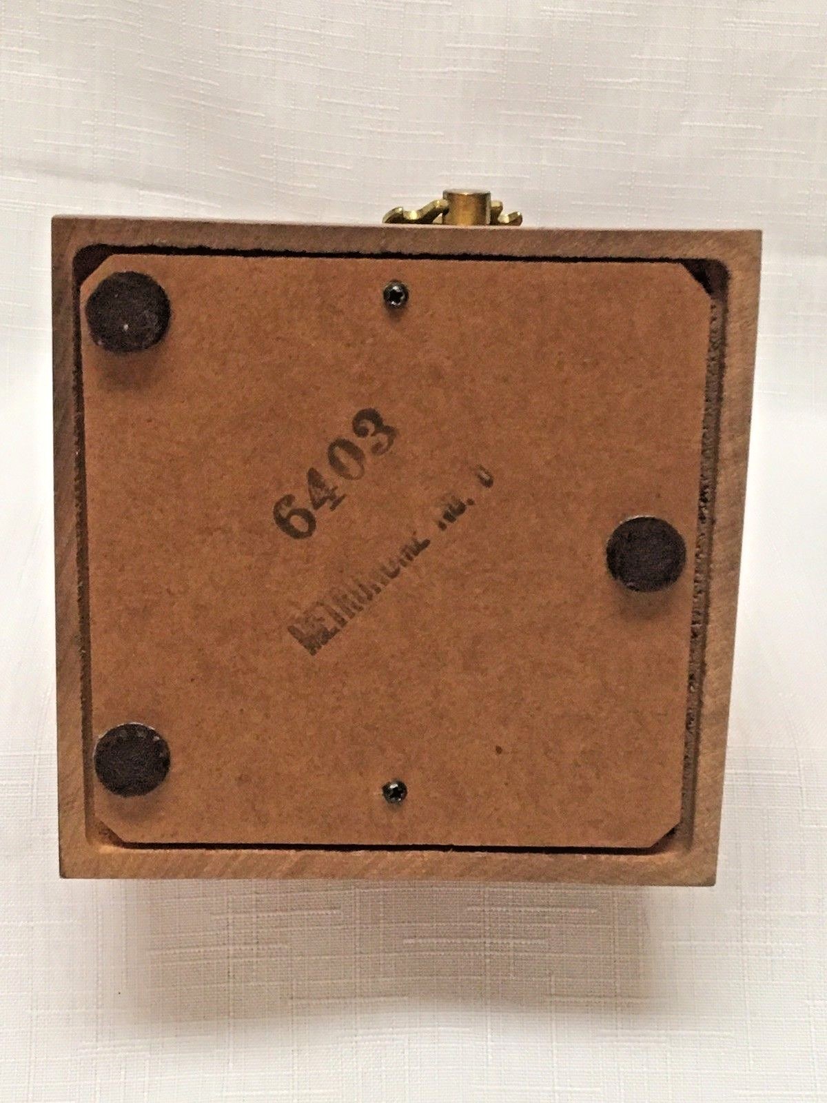 *VINTAGE* Seth Thomas METRONOME Musical Timer No. 6403 WOOD CASE Excellent Shape
