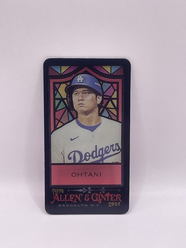 2024 Topps Allen & Ginter Baseball Shohei Ohtani Stained 2024 Topps Allen & Ginter Baseball Shohei Ohtani Stained