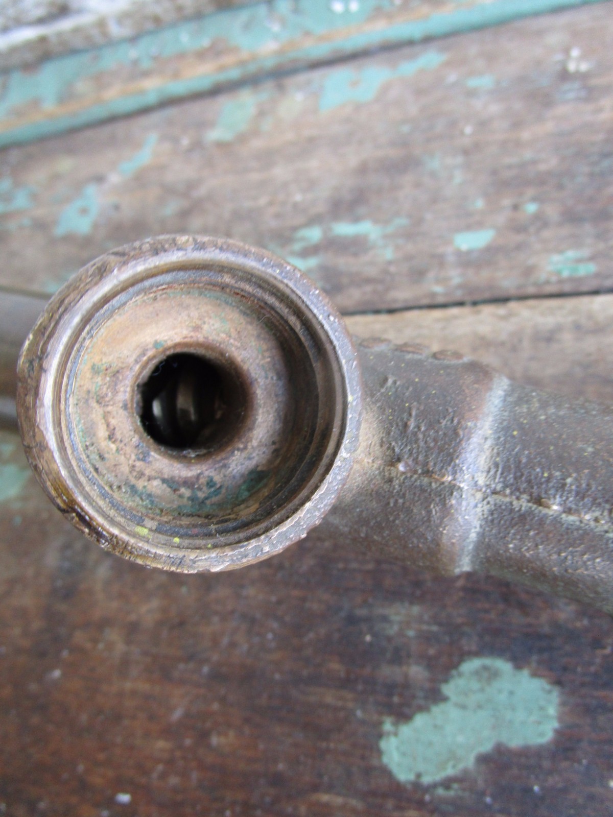 Vintage Antique Brass Water Hose Nozzle Sprayer for Cattle Garden man cave decor