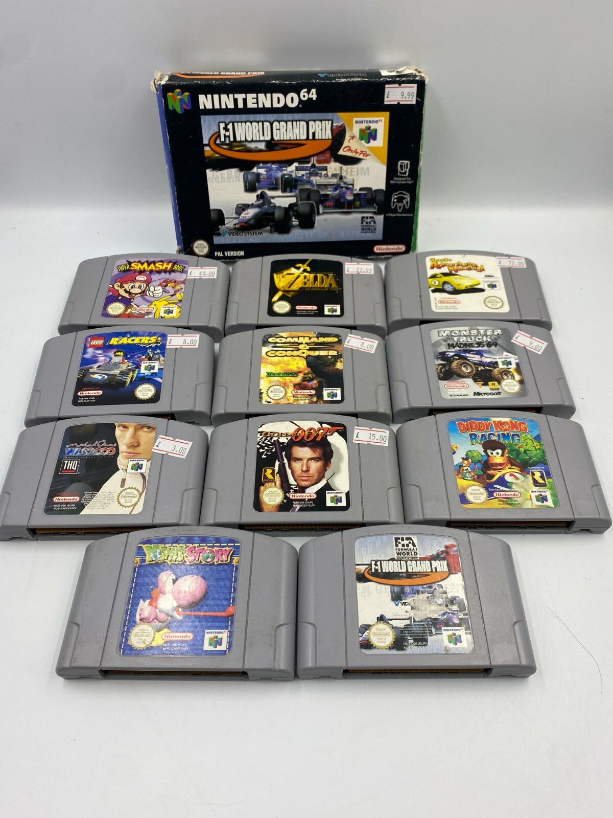 Nintendo 64 北米版 まとめ売り Nintendo 64 Console N64 bundle w/controller & lot of 8games