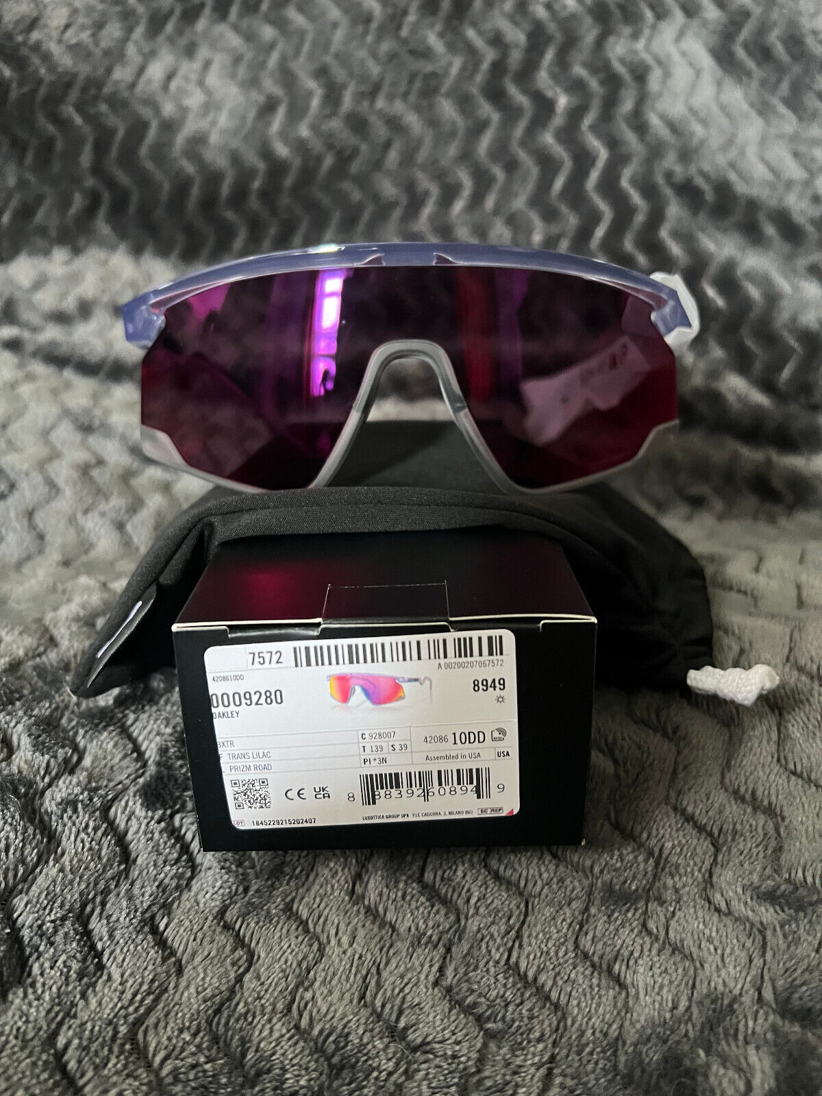 Oakley BXTR Translucent Lilac / Prizm Road Lenses - NEW | eBay Oakley BXTR Translucent Lilac / Prizm Road Lenses - NEW | eBay
