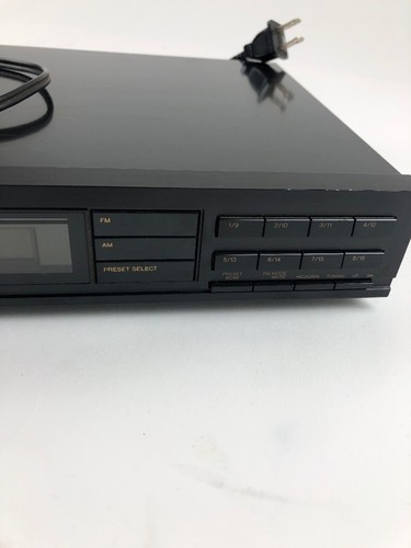 JVC FX-330 FX-330BK AM FM Stereo Digital Audio Computer Controlled Tuner (WORKS)
