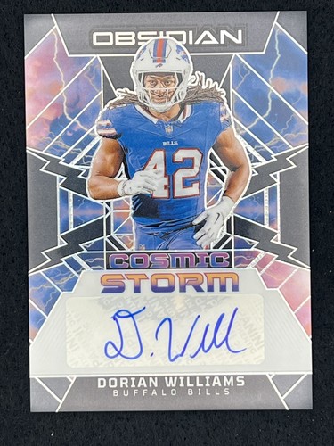 2024 Panini Obsidian Dorian Williams Cosmic Storm Auto