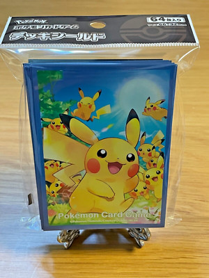 Pokemon card Pikachu Colossus  deck shield 64 pcs Card Sleeves from Japan