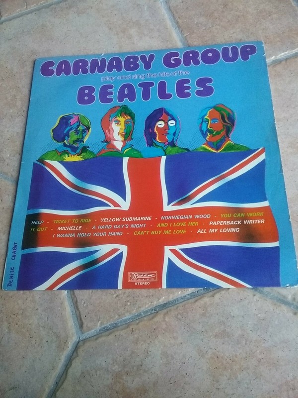 Disque Vinyle 33 Tours The Beatles By Carnaby Group 