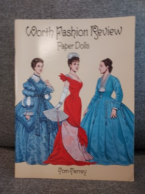Worth Fashion Review Paper Dolls In Full Color, Tom Tierney UNCUT, NEW