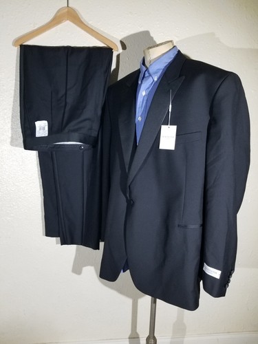 驚きの価格 Suit piece 2 Victor Jack 54R NWT tuxedo tux black peak ウェア