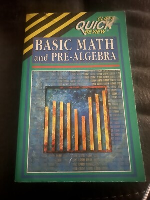 Basic Math And Pre-Algebra Book