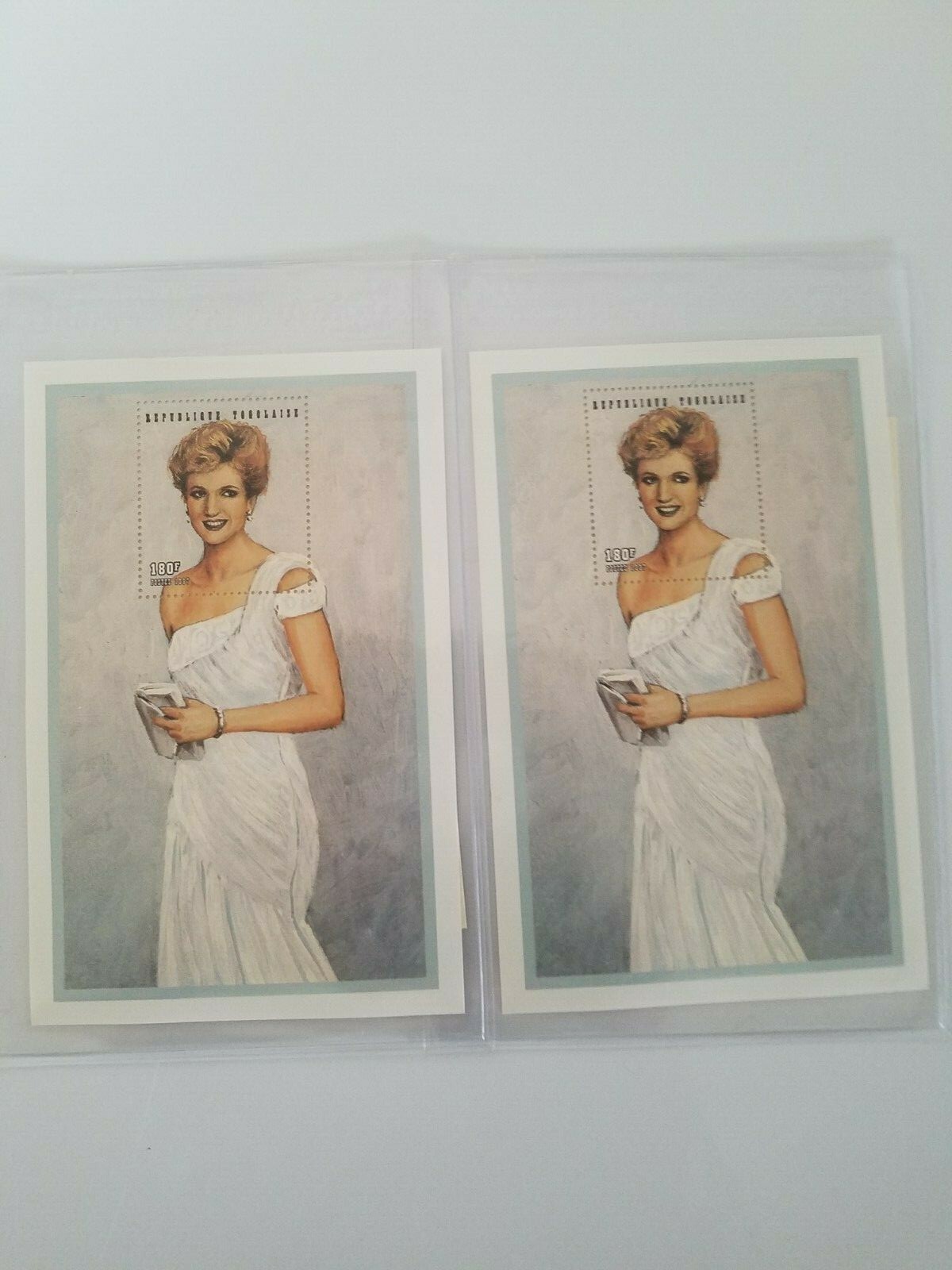 PRINCESS DIANA INTERNATIONAL STAMPS WITH CASES &CERTIFICATE OF AUTHENTICITY