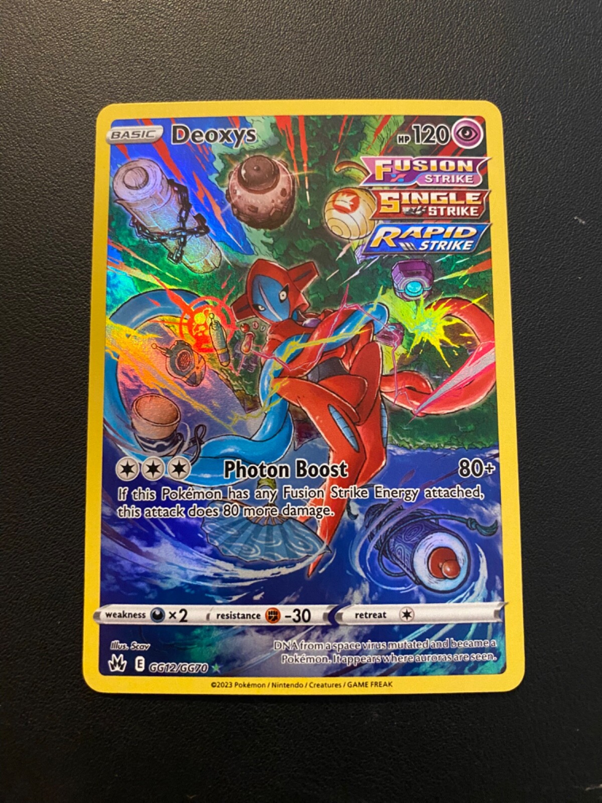 POKEMON TCG DEOXYS GG12/GG70 SWSH CROWN ZENITH!! | eBay