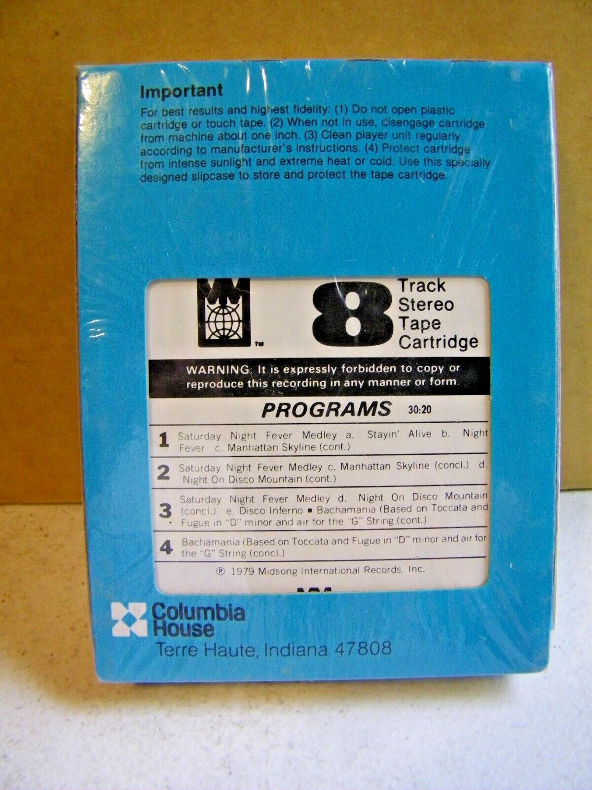 SEALED 8 Track Tape Saturday Night Feidler Arthur Fiedler and the Boston Pops