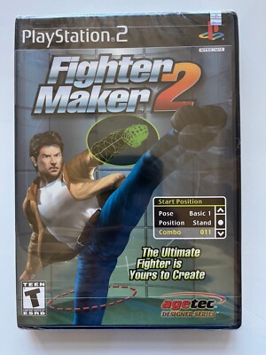 Fighter Maker 2 (Sony PlayStation 2, 2002) PS2 New Factory Sealed OOP Agetec