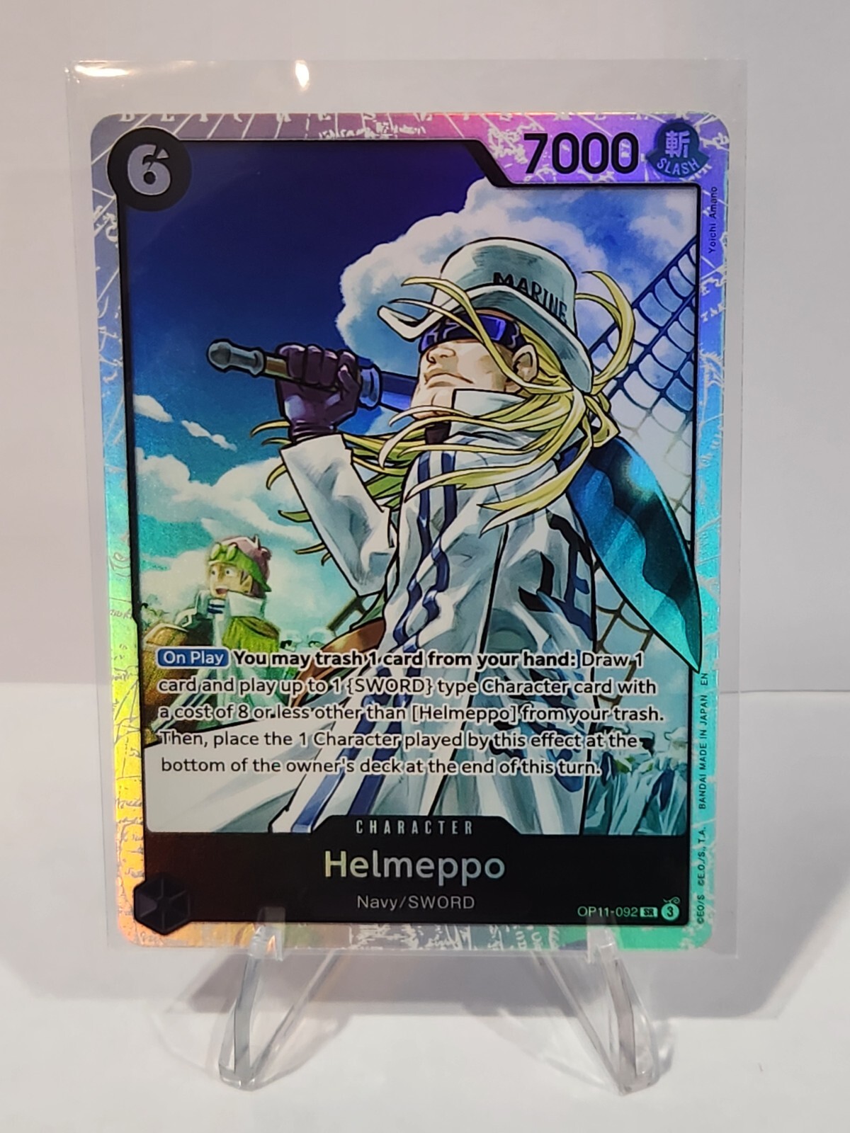 One Piece A Fist Of Divine Speed Helmeppo OP11-092 SR