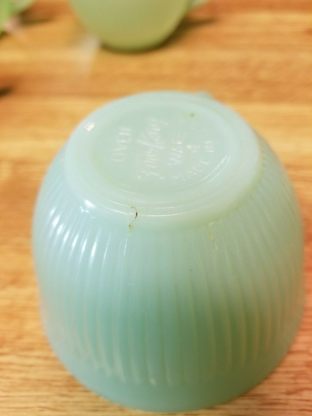 7 sets of Fire King Jadetie Jane Ray Cups and saucers