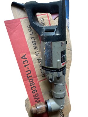 PORTER CABLE 7556 EHD 1/2 VSR DRILL Angle 8 AMP Variable Speed Excellent Cond.
