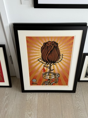 Obey Shepard Fairey ボブマーリー シルクスクリーン Shepard Fairey Obey BOB MARLEY Signed Numbered Screen Print
