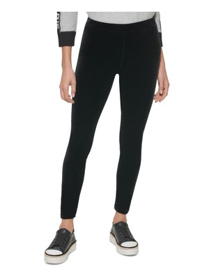 

KARL LAGERFELD Женские черные узкие брюки, Черный, L1TK7245