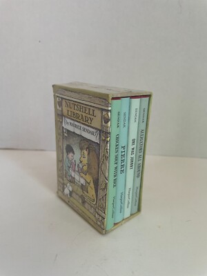 NUTSHELL LIBRARY, 4 TINY BOOKS BY MAURICE SENDAK NEW IN SLIPCOVER