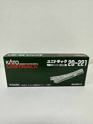 NEW Kato #4 Turnout Right with R481-15º EP481-15L N Scale 20-221