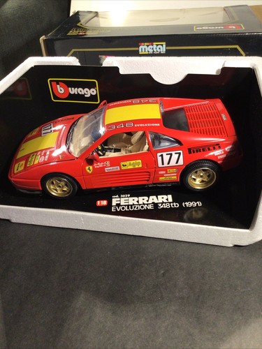 Bburago #3029 FERRARI EVOLUZIONE 348 tb (1991) 1:18 Diecast